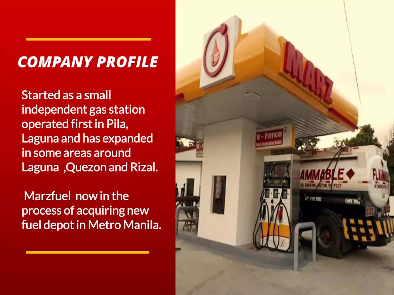 Marz Fuel franchise