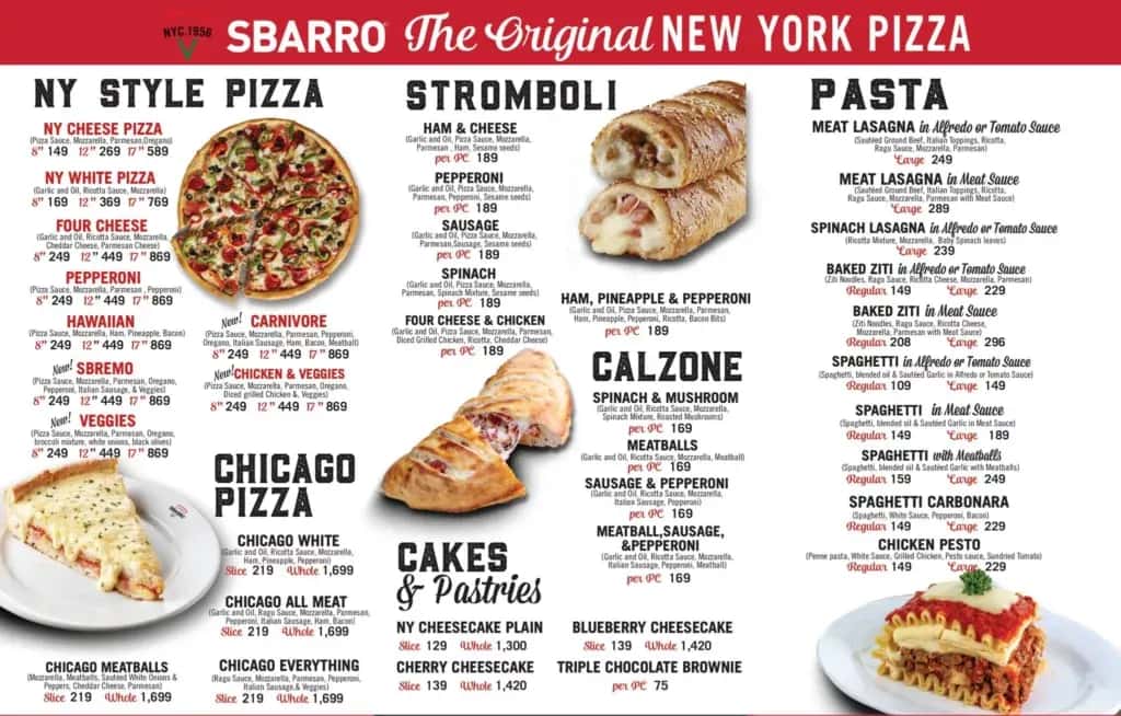 Sbarro franchise