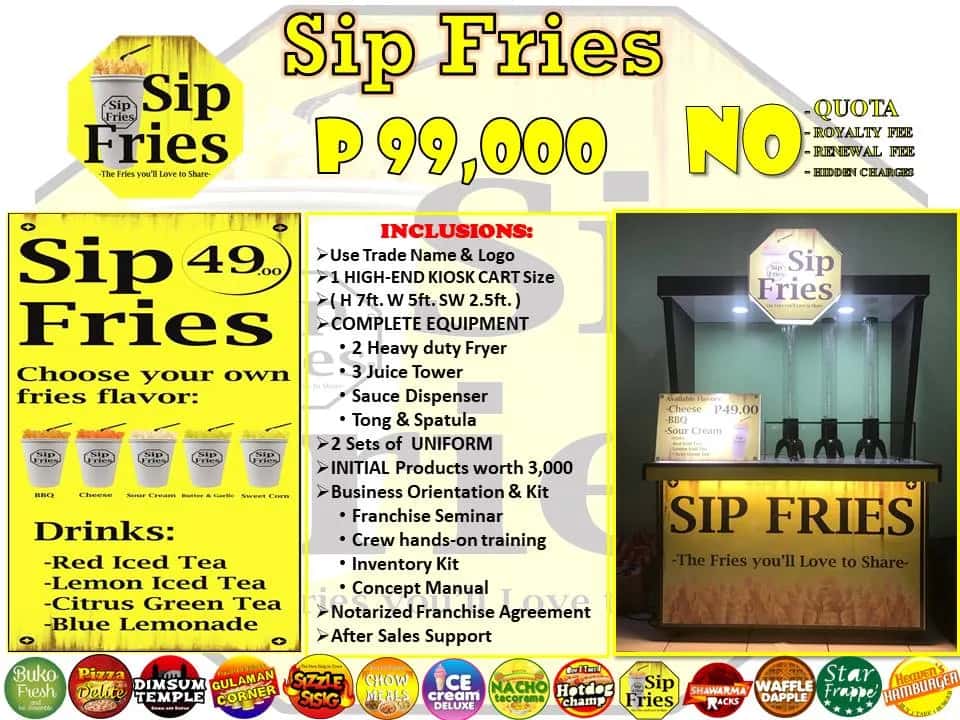 Sip Fries franchise
