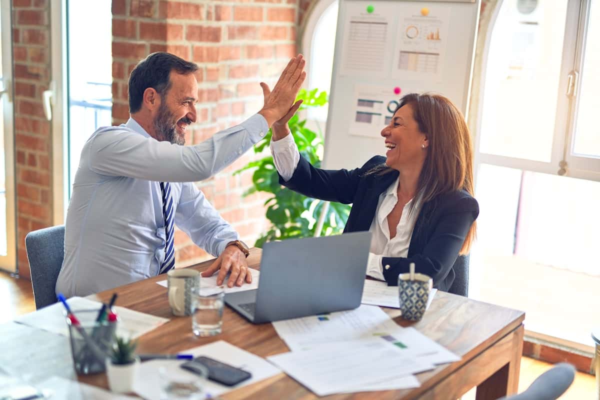 Filipino entrepreneurs planning a business together