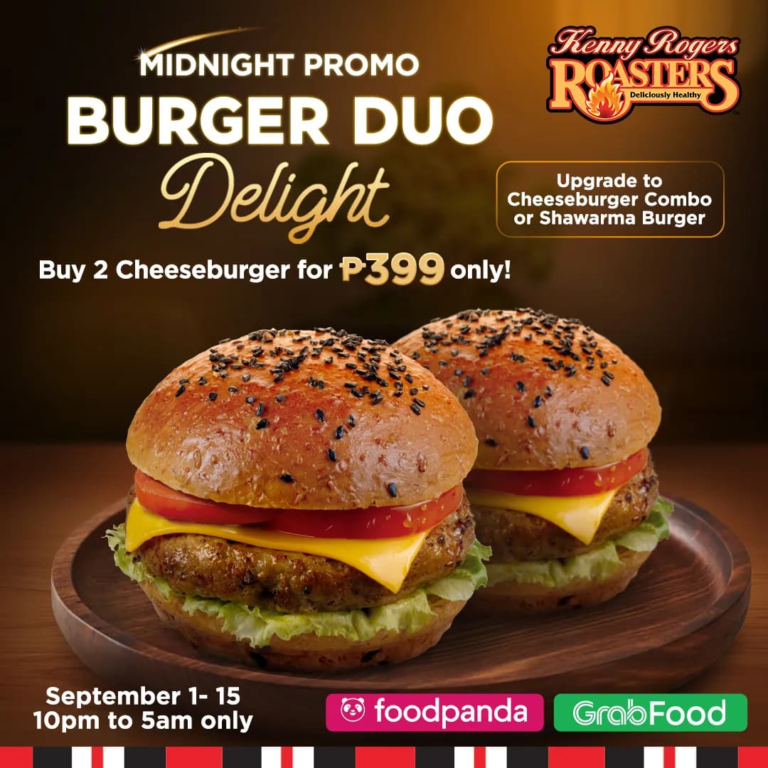 Manila Shopper: Kenny's Midnight Burger Duo Delight Promo