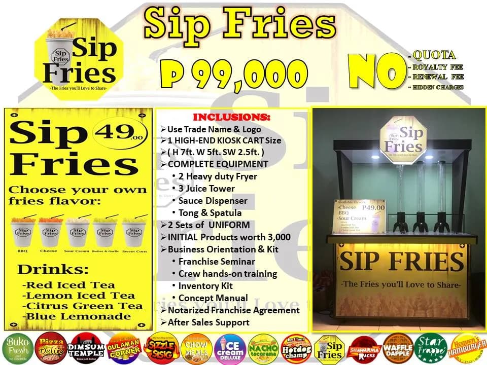 Sip Fries: French Fries Food Cart