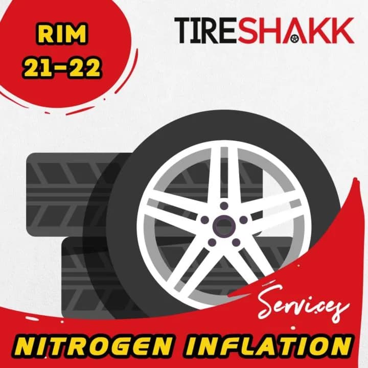 Tireshakk Nitrogen Inflation for Rim 21 and 22 || Tire Service