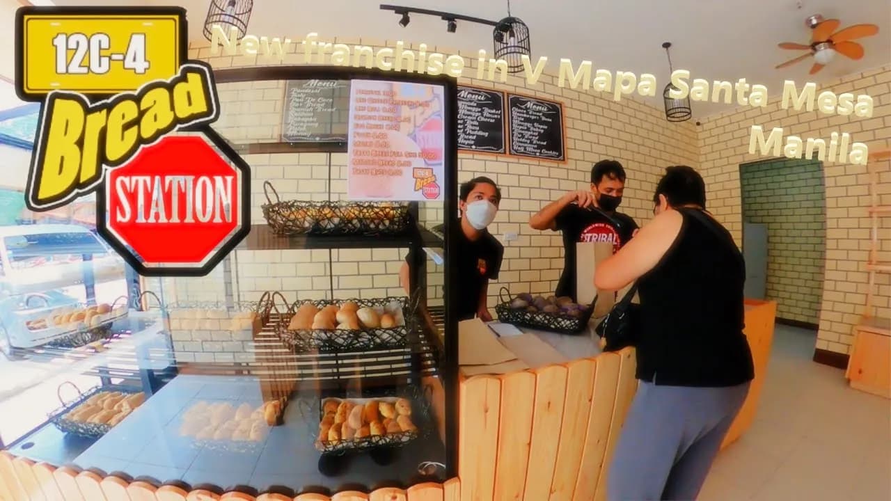 12C4 Bread Station New Bakery Franchise in V Mapa Santa Mesa Manila 12C4 Bread Station New Bakery Franchise in V Mapa Santa Mesa Manila