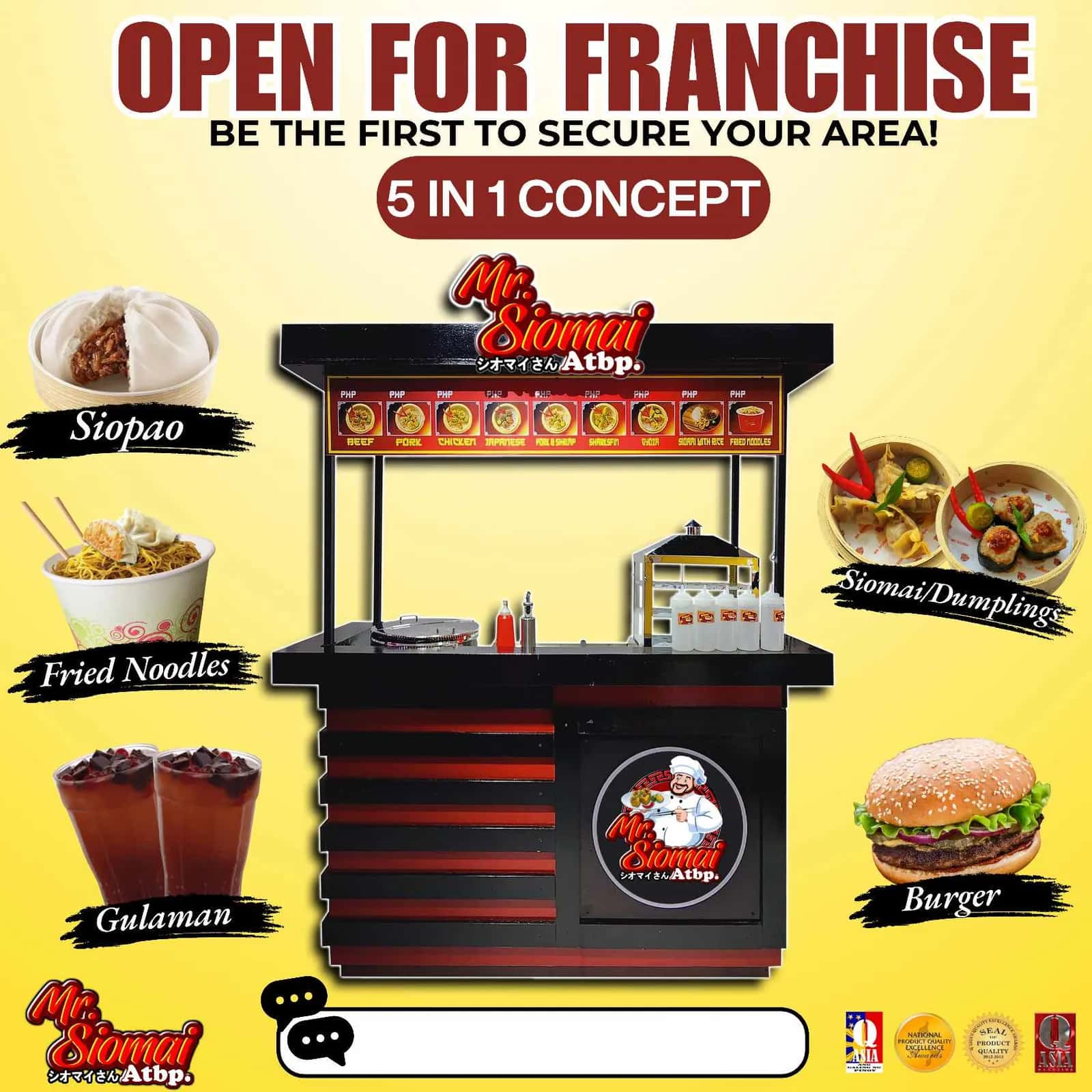 Mr. Siomai Atbp franchise Mr. Siomai Atbp franchise