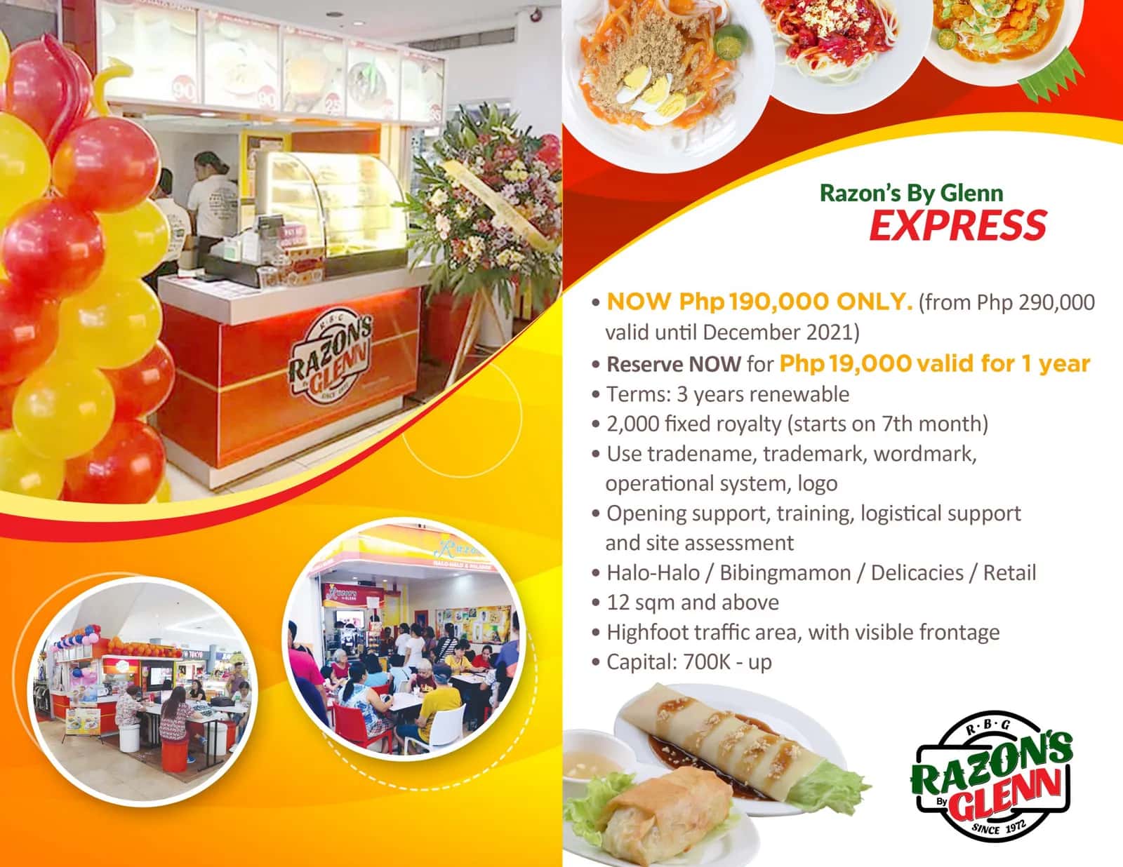 Razon's by Glenn franchise Razon's by Glenn franchise