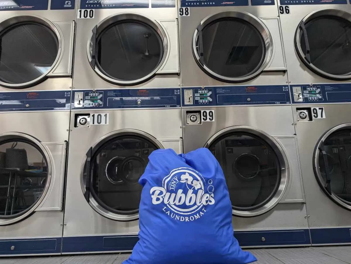 Tiny Bubbles Self-Service Laundry franchise photo Tiny Bubbles Self-Service Laundry franchise photo